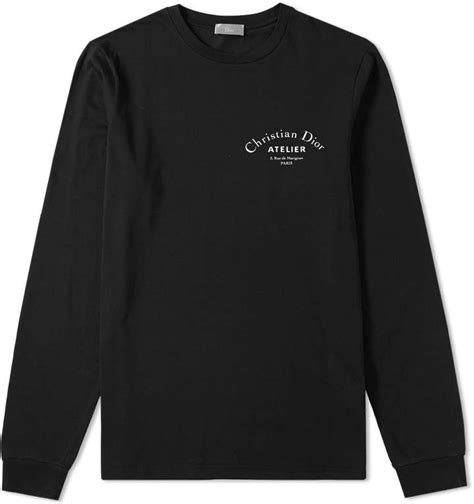 christian dior long sleeve t shirt|dior t-shirts with ribs.